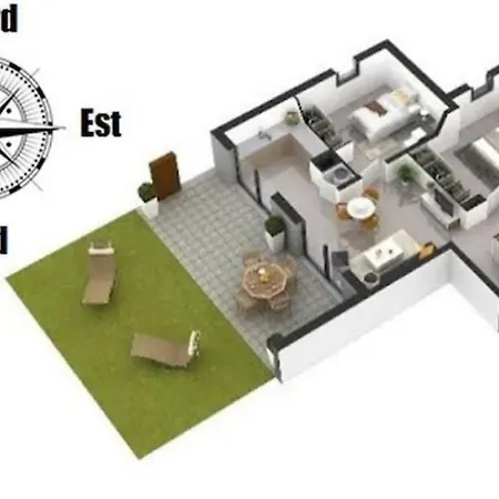 アパート Les Rivages De Stagnola T3 Vue Et Montagne 200m Climatise