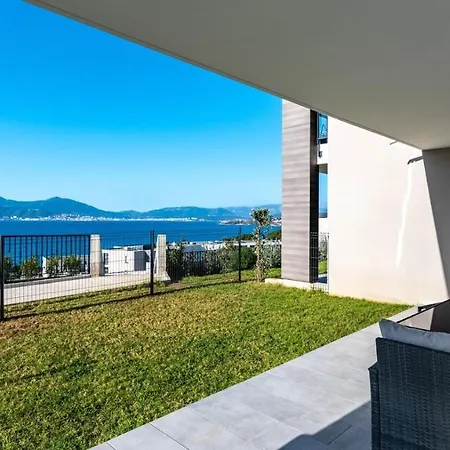 Les Rivages De Stagnola T3 Vue Et Montagne 200m Climatise アパート