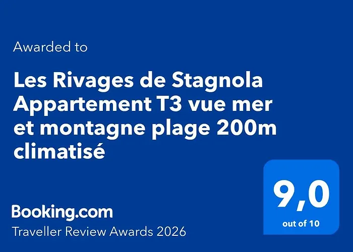 Les Rivages De Stagnola T3 Vue Et Montagne 200m Climatisé Appartamento *